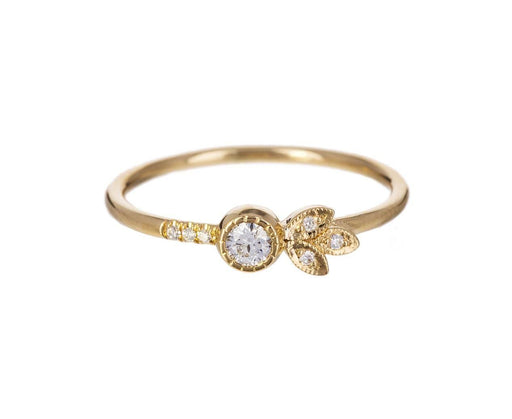 Diamond Leaf Ring - TWISTonline 