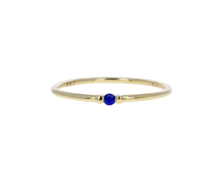 Blue Sapphire Ball Ring