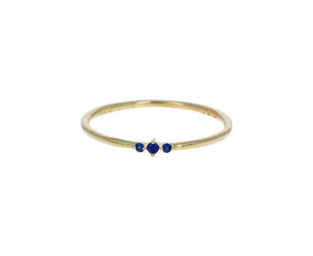 Tres Blue Sapphire Ring