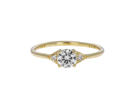 Round Diamond Deco Ring