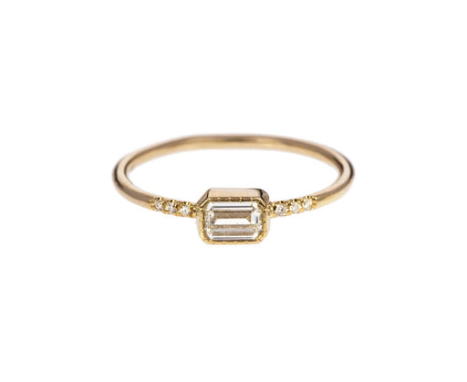 Emerald Cut Diamond Solitaire - TWISTonline 