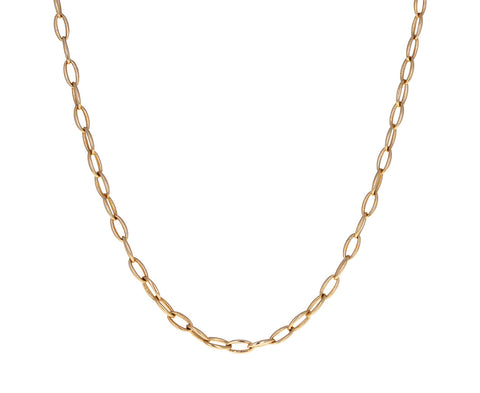 Small Oval Link Chain Necklace