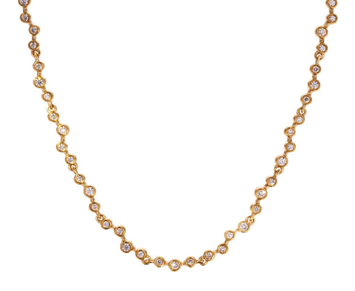 Diamond Waving Riviera Necklace - TWISTonline 