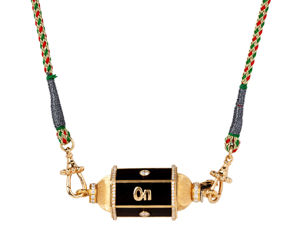 Knock on Wood Locket Necklace