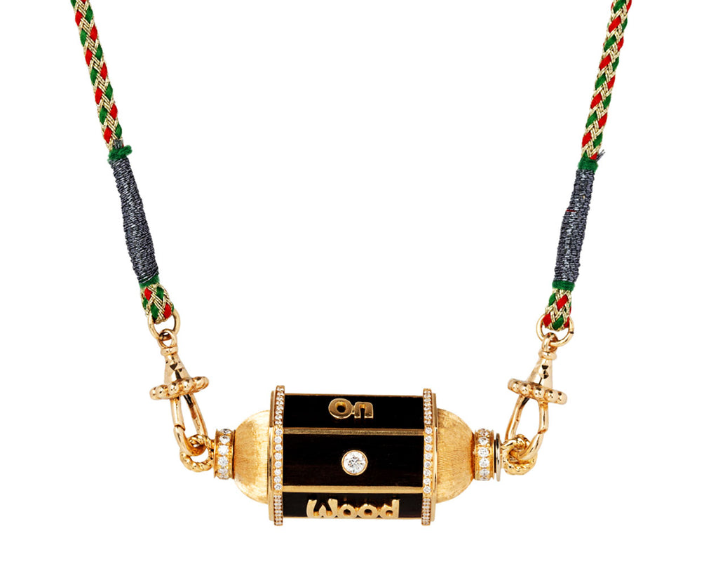 Knock on Wood Locket Necklace