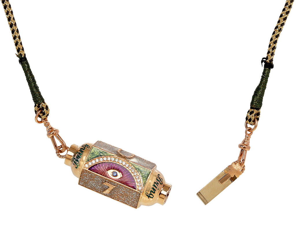 Marie Lichtenberg Rose Gold Lucky Locket Pendant Necklace
