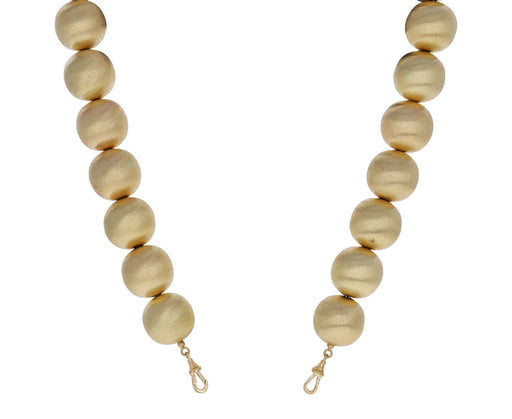 Chaine Coco or Jaune Gold Ball Necklace