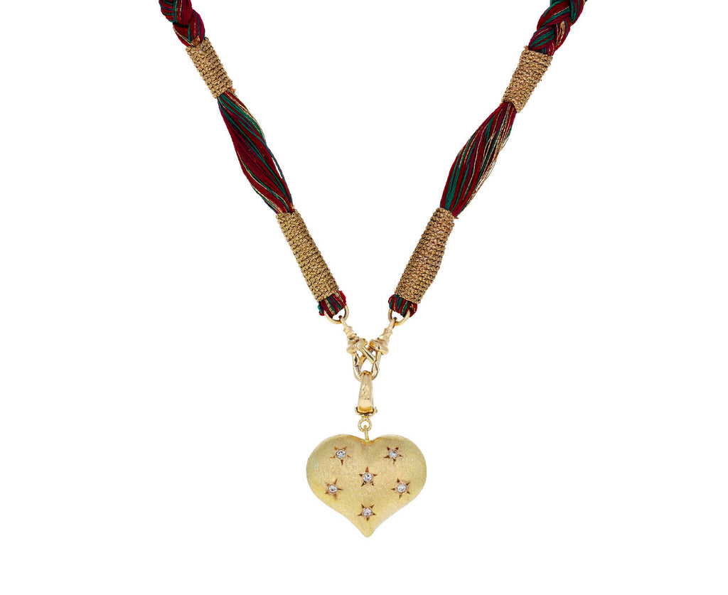 Jaune Diamond Heart Charm ONLY