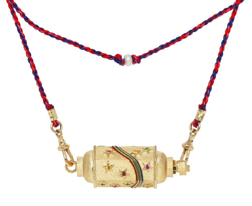 Rainbow Star Locket Necklace