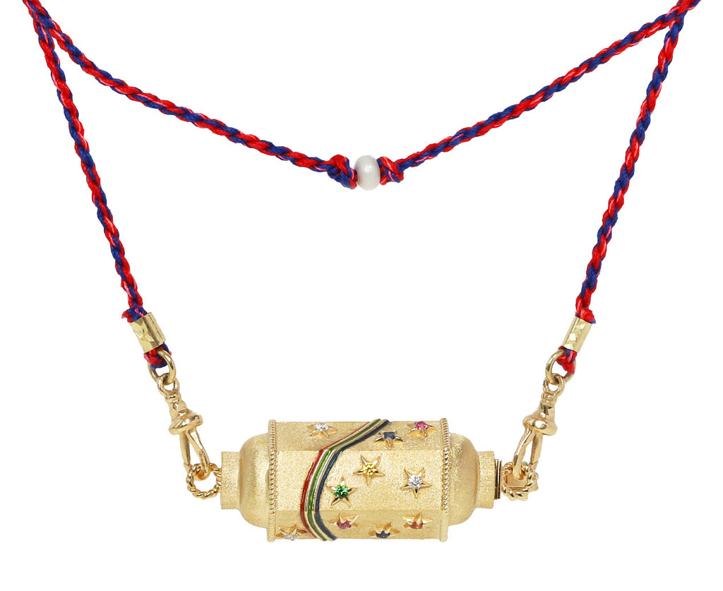 Rainbow Star Locket Necklace