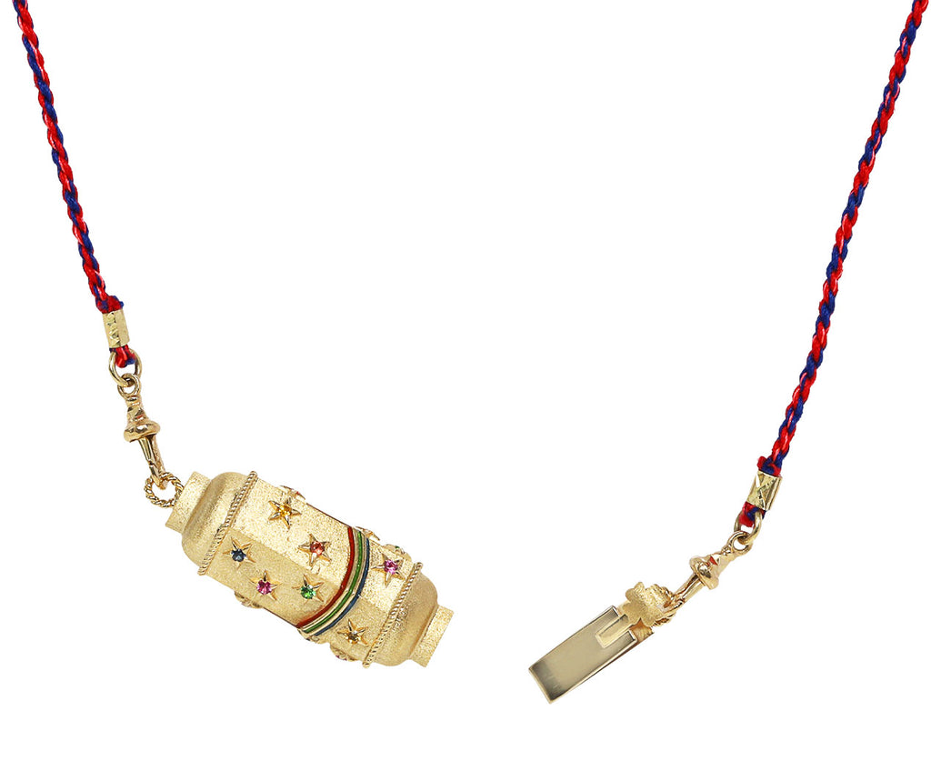 Rainbow Star Locket Necklace