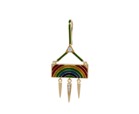 Marie Lichtenberg Rainbow SINGLE Drop Earring