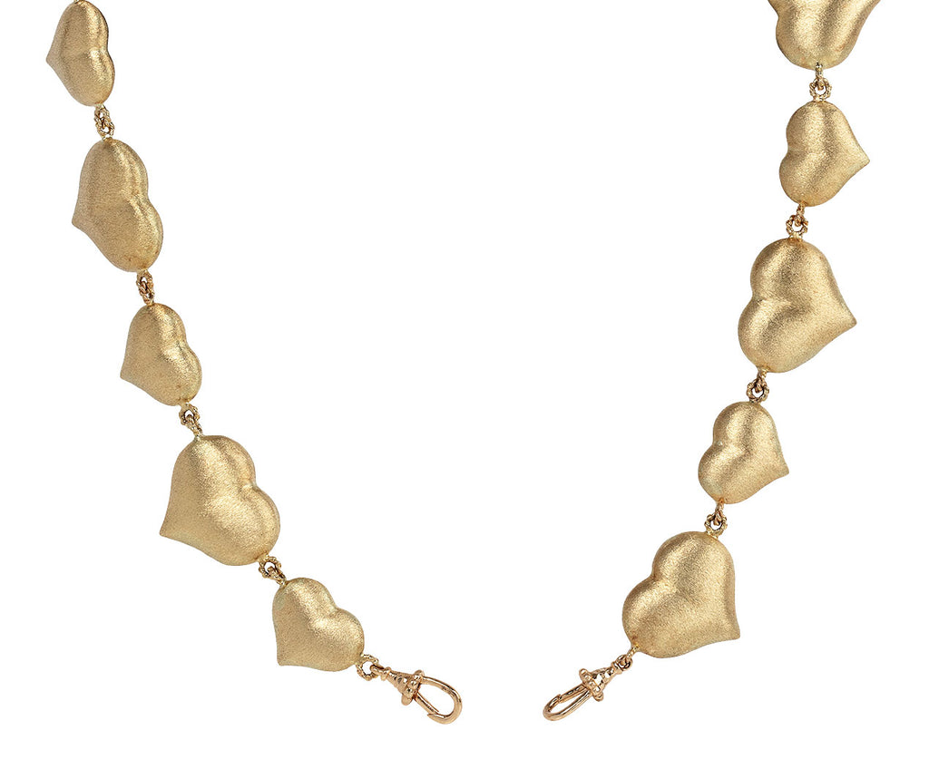Marie Lichtenberg Heart Chain Necklace Open Clasp