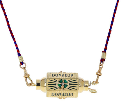 Bonheur Clover Locket Necklace