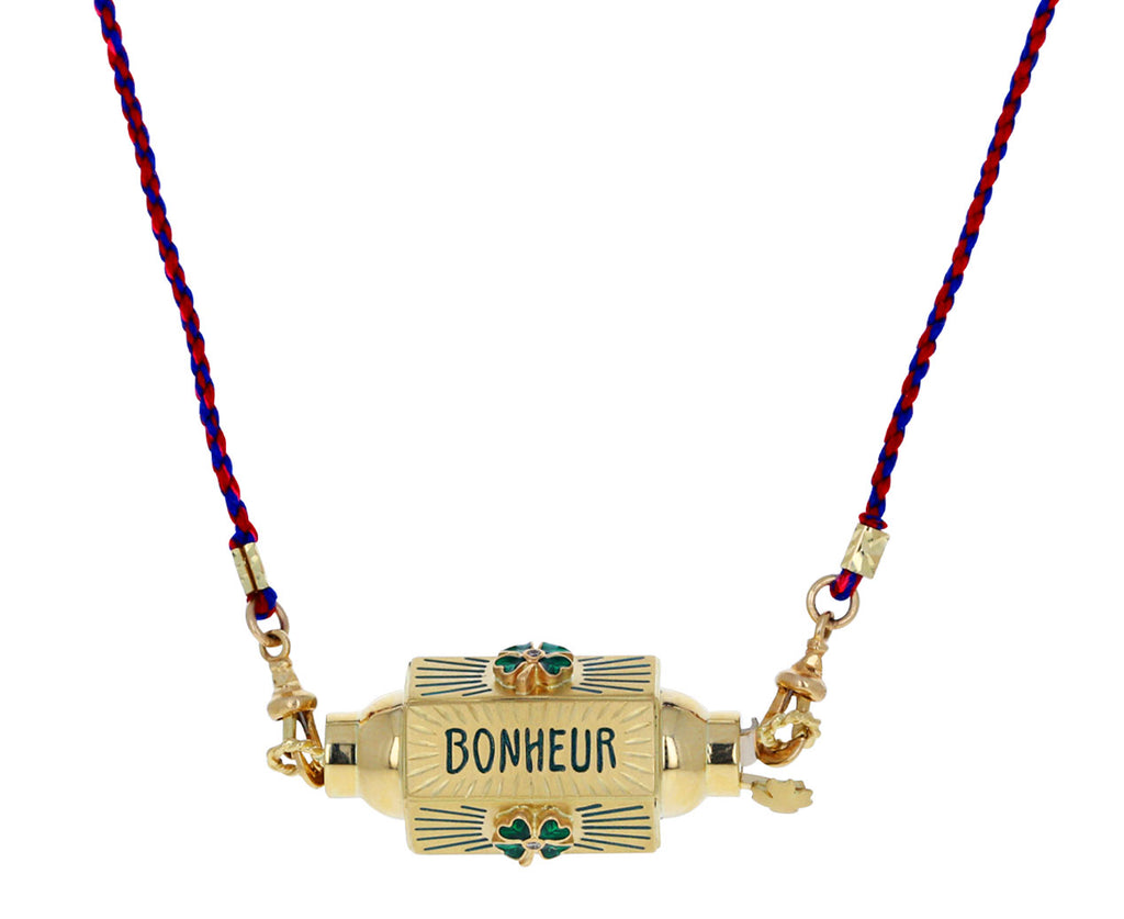 Bonheur Clover Locket Necklace
