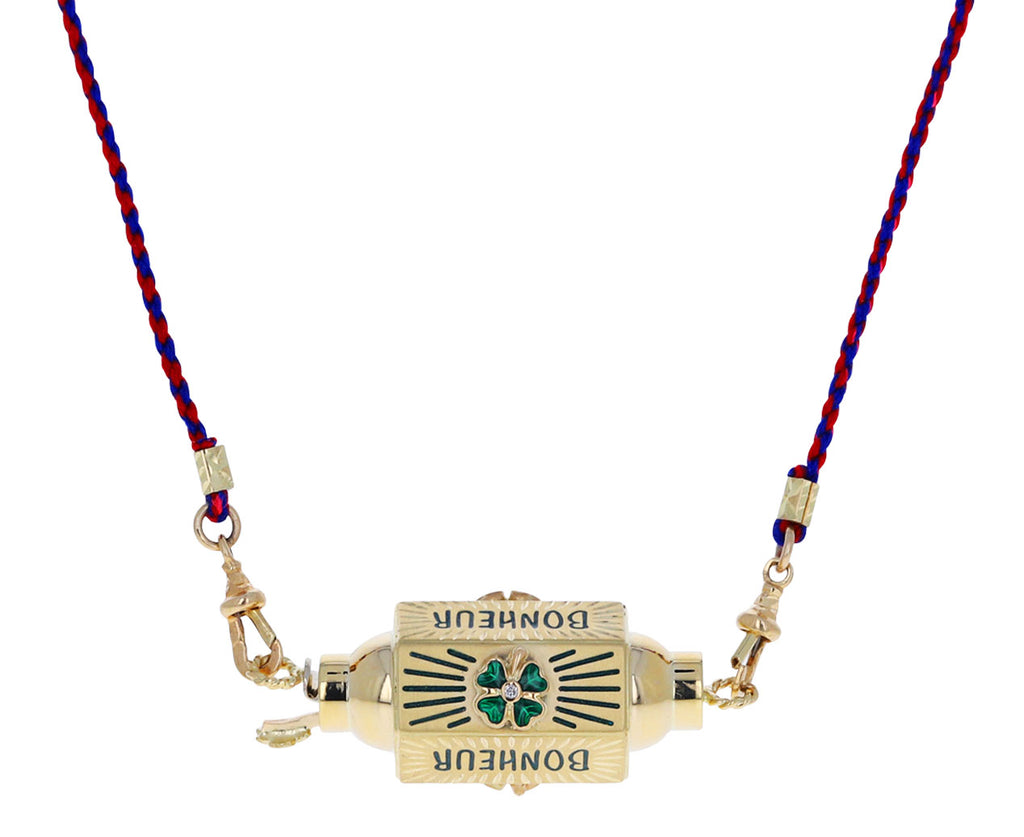 Bonheur Clover Locket Necklace