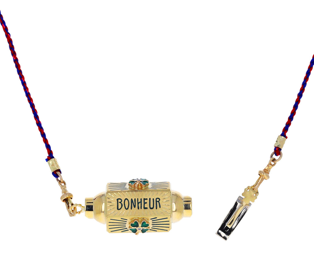 Bonheur Clover Locket Necklace