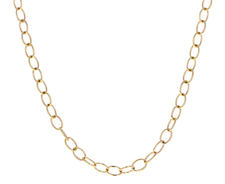 Short Micro Rosa Chain Necklace