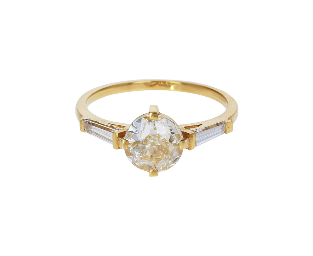 Platinum Filigree Euro Cut Diamond Ring | Powers Jewelry Designers  Milwaukee, Wisconsin