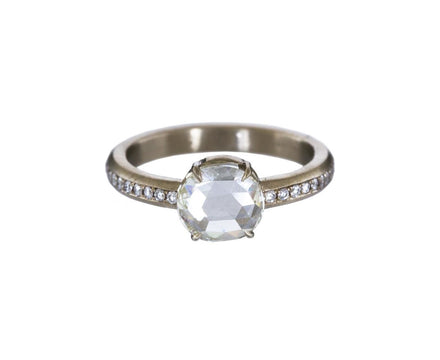 Rose Cut Diamond Solitaire Ring - TWISTonline 