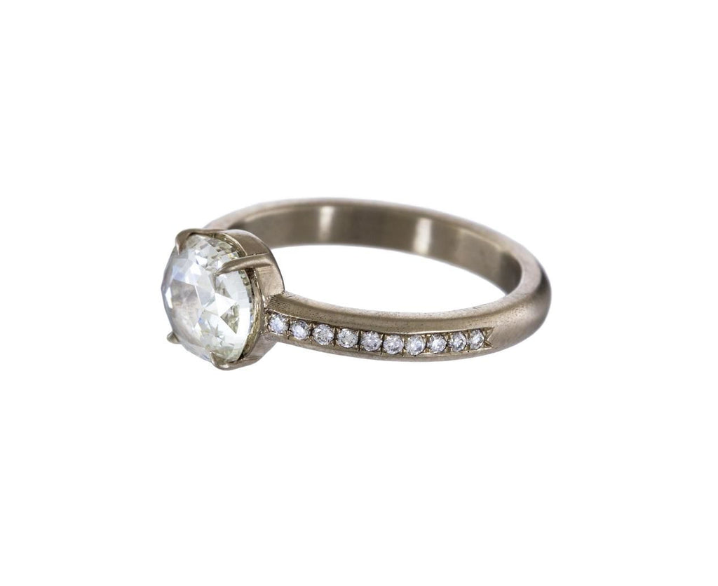 Rose Cut Diamond Solitaire Ring - TWISTonline 
