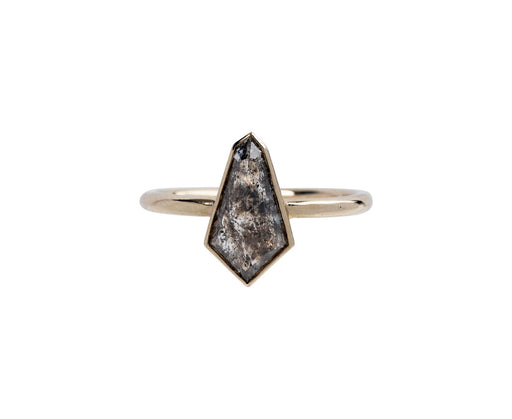 Mandrel Studio Kite Shaped Rustic Diamond Solitaire