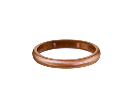 Half Round Rose Gold Band - TWISTonline 