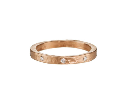 Rose Gold Diamond Band - TWISTonline 