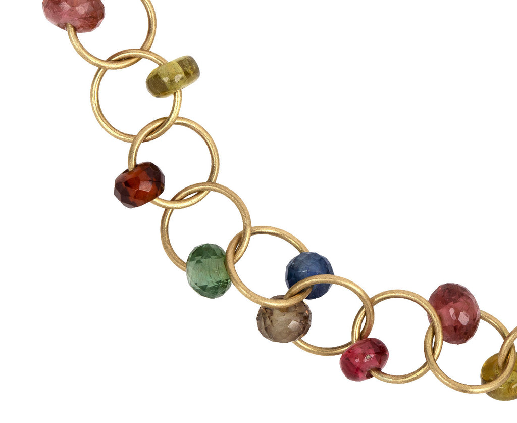 Mallary Marks Thin Multi Gem Circus Bracelet Close Up