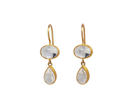 Mallary Marks Rainbow Moonstone Bon Bon Earrings