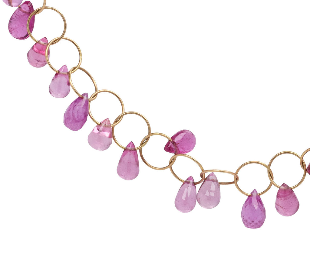 Mallary Marks Pink Tourmaline Circus Necklace Close Up