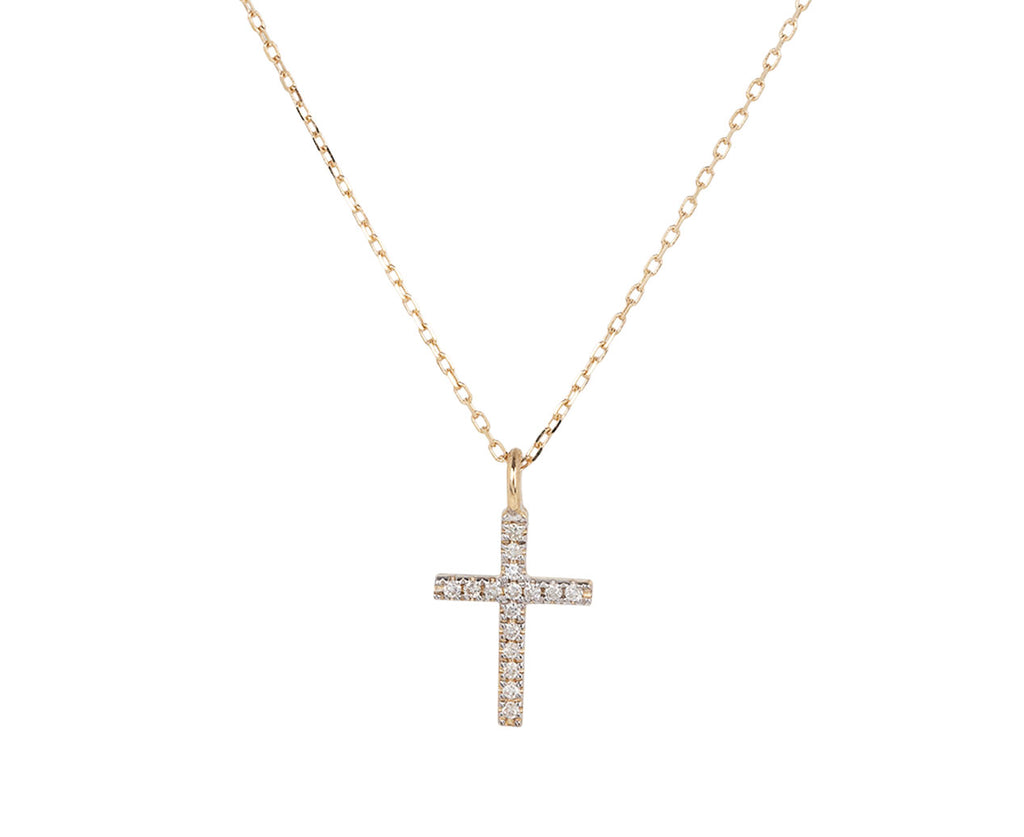 10k Solid Gold Diamond Cross Pendant (1.35 CTW) | The Gold Gods