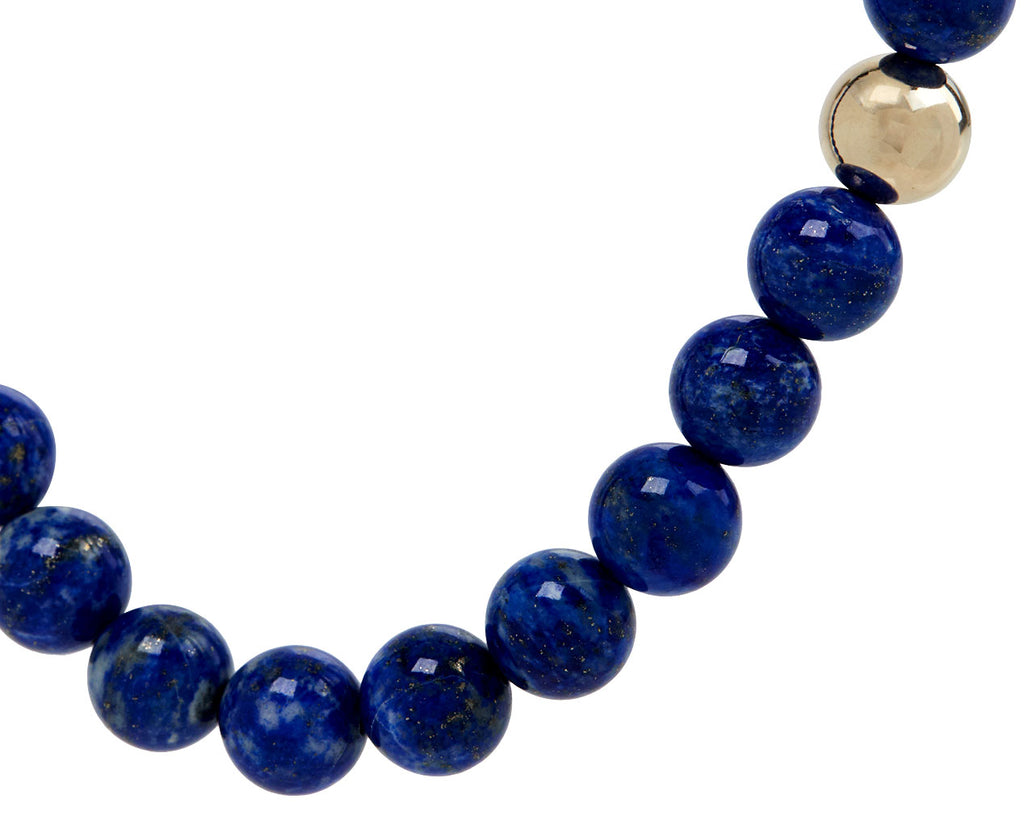 Mateo Lapis Gumball Choker Necklace Close Up
