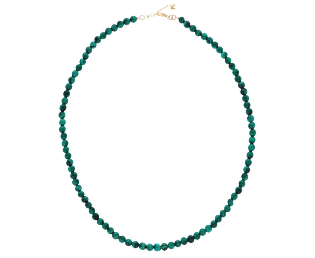 Malachite Beaded Choker Necklace