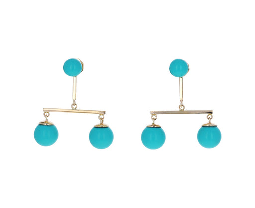 Turquoise Mobile Balance Earrings
