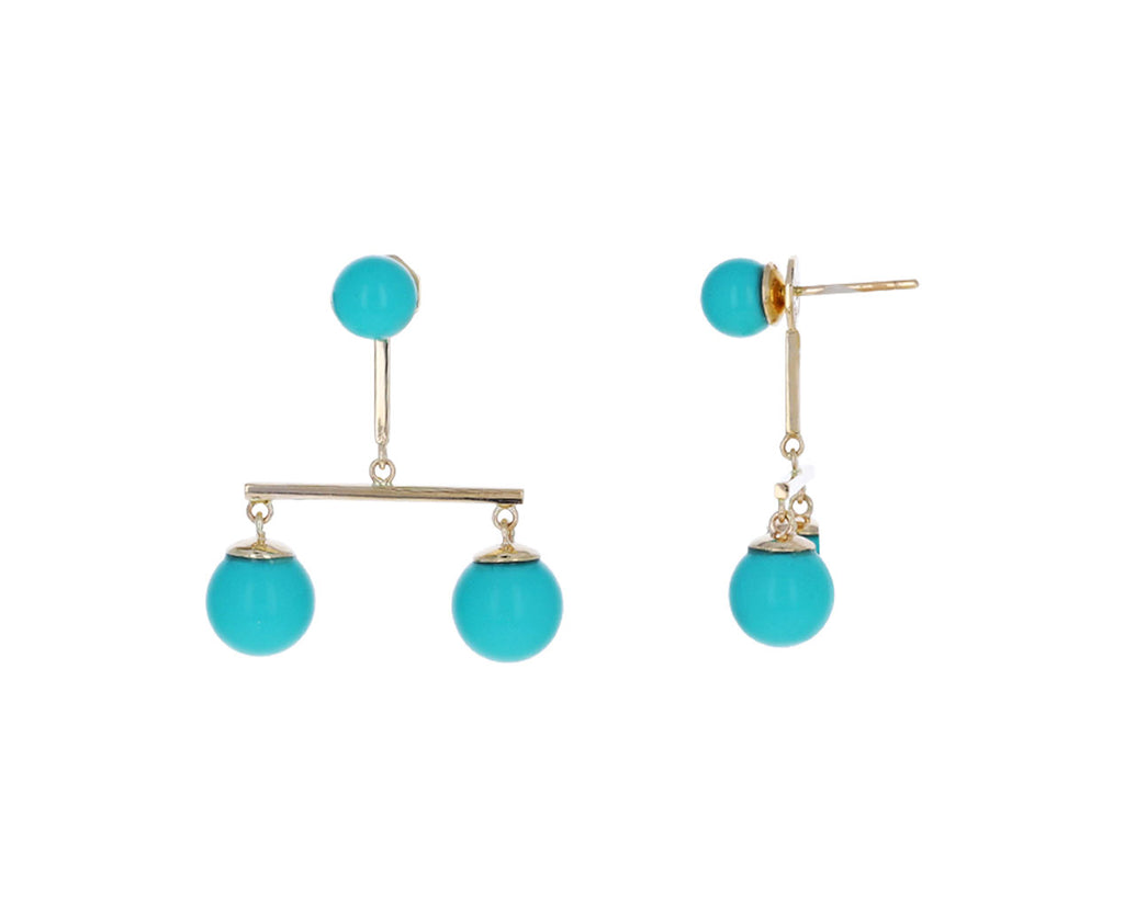Turquoise Mobile Balance Earrings