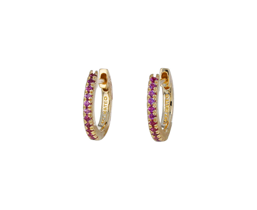 Huggies Oro 10k - Cruzado con Zirconia Huggies Oro 10k - Cruzado con Zirconia