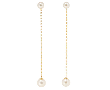 Pearl Sphere Drop Earrings