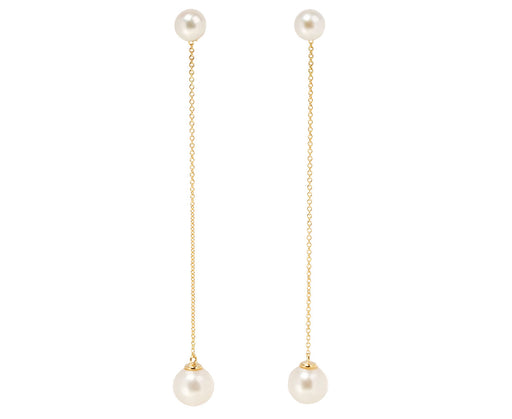 Pearl Sphere Drop Earrings