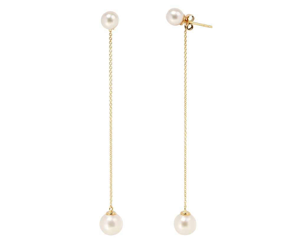 Pearl Sphere Drop Earrings