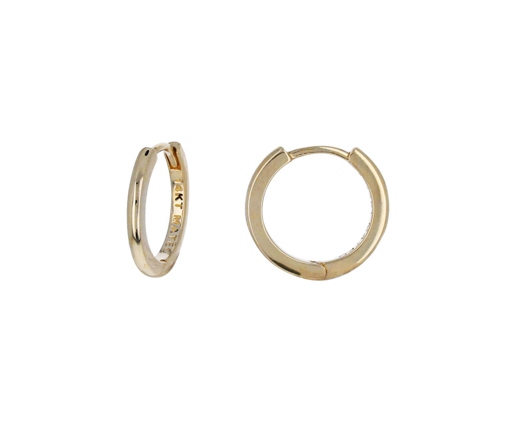 Gold Huggie Hoop Earrings