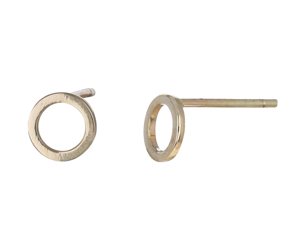 Mini Circle Stud Earrings