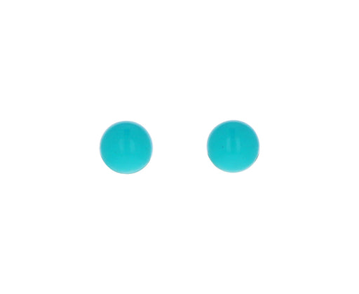 Turquoise Sphere Stud Earrings