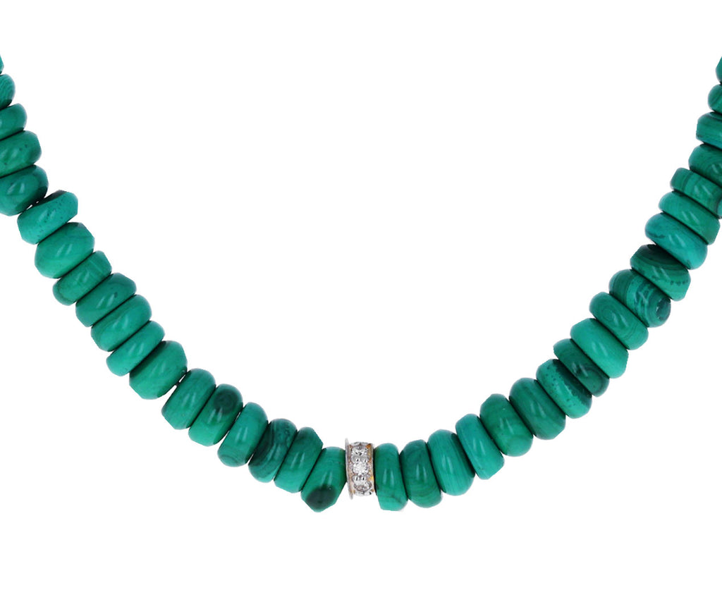 Natural Green Quartz Beads Emerald Color beads single line Necklace 19 –  Karizma Jewels