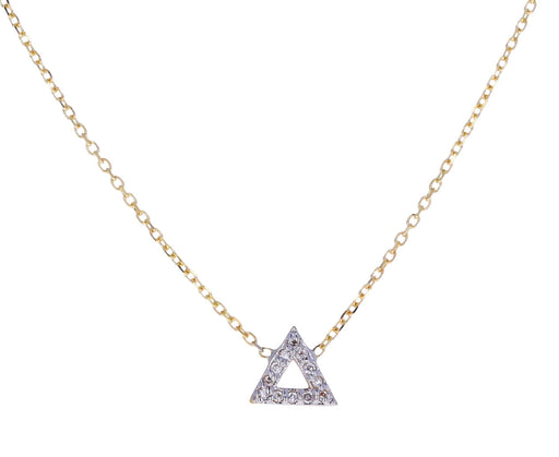 Mini Diamond Triangle Necklace