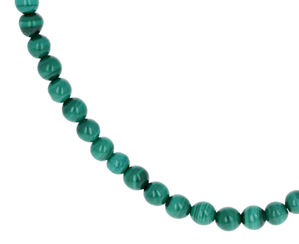 Vintage Necklace 80s Natural Malachite Round Bead Necklace - Etsy | Round bead  necklace, Pretty necklaces, Malachite necklace