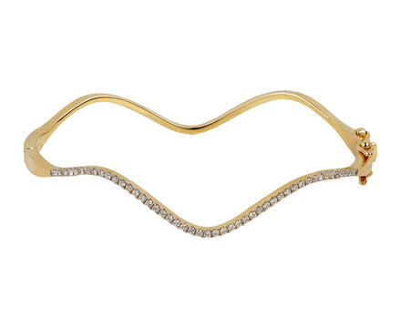 Mateo Diamond Wave Bracelet