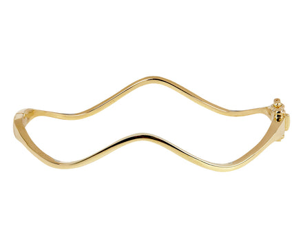 Mateo Gold Wave Bracelet