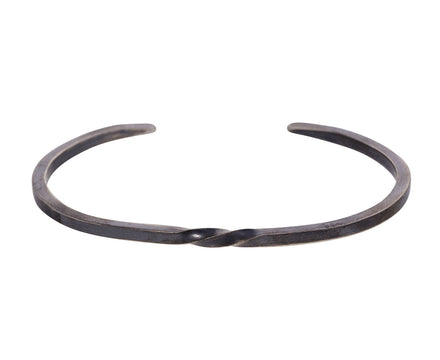 Twisted Thin Bias Cuff Bracelet - TWISTonline 