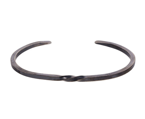 Twisted Thin Bias Cuff Bracelet - TWISTonline 